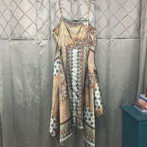 Mlle Gabrielle Asymmetrical Hem Dress